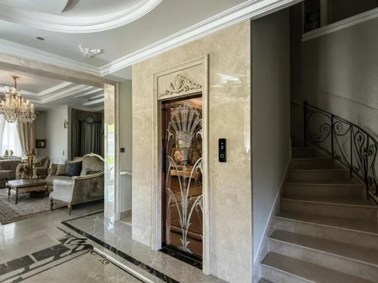 European style beautiful home elevator