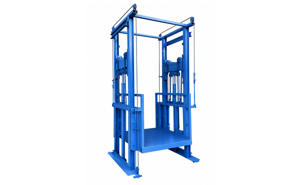 Multi-rail freight elevator